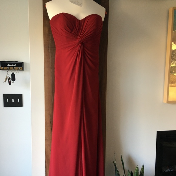 Bill Levkoff Style 484 sz 6, Cranberry - Picture 2 of 6